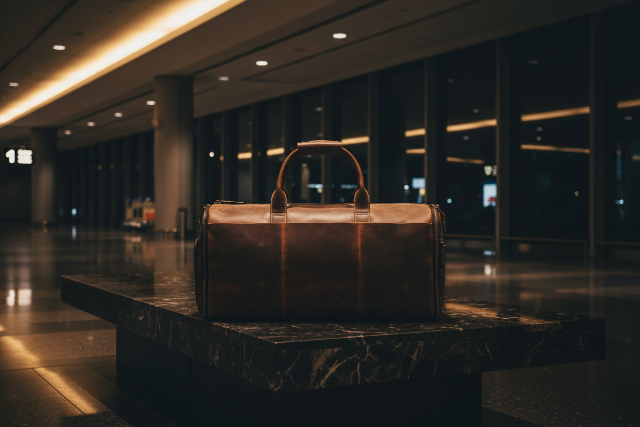 Vintage Leather Duffle