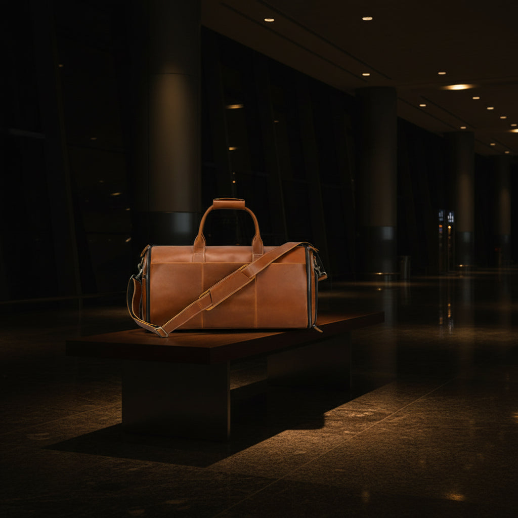 Vintage Leather Duffle