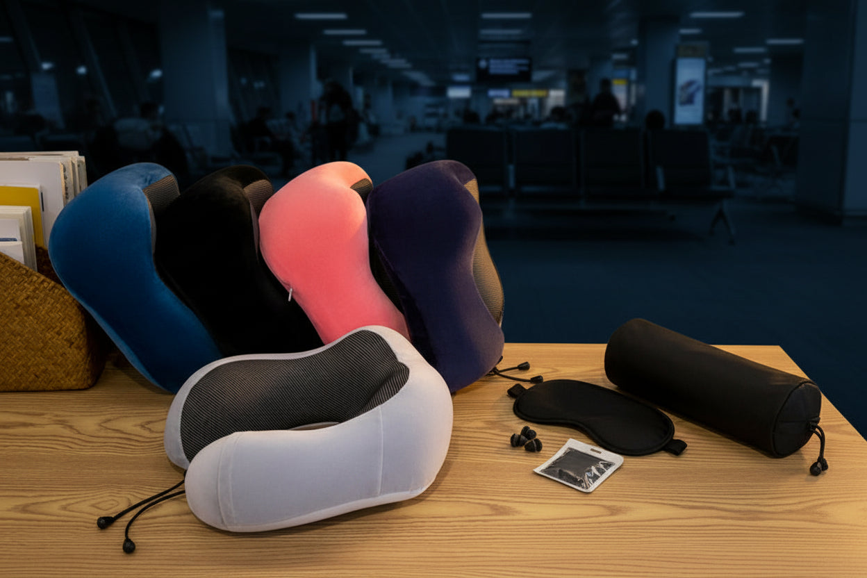 Memory Foam Travel Pillow