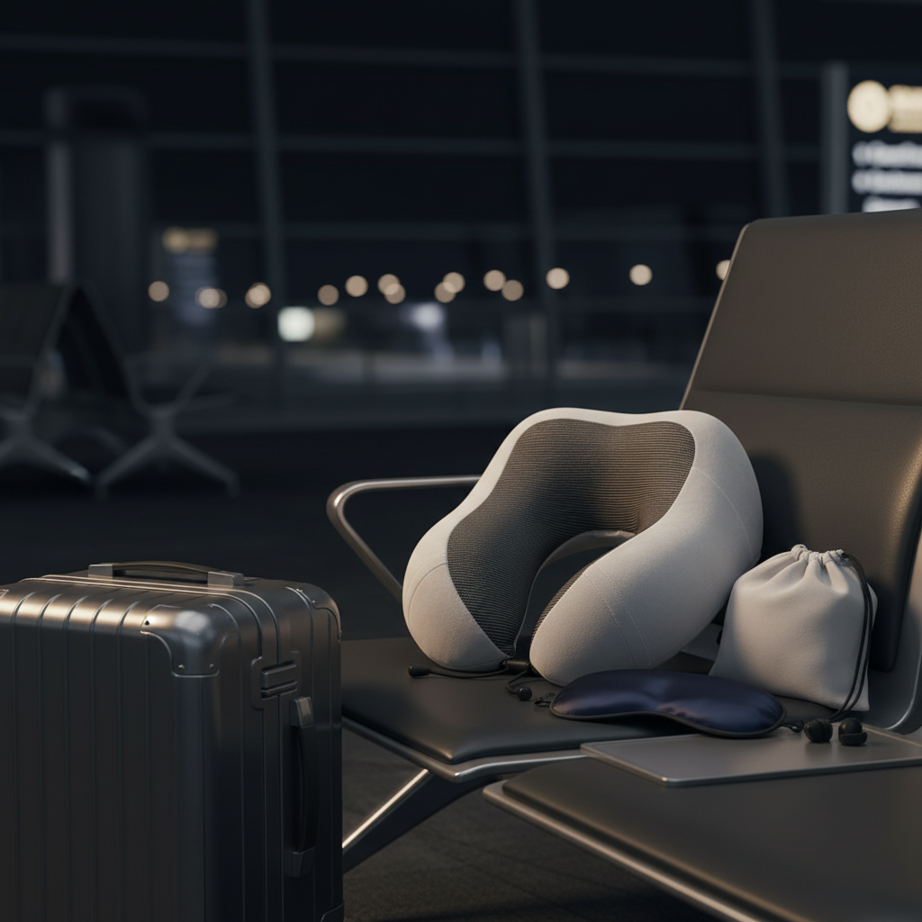 Memory Foam Travel Pillow