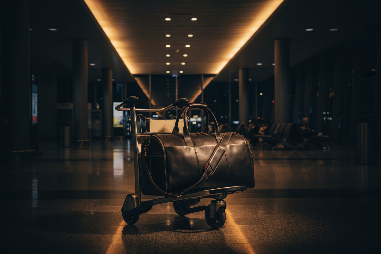 Vintage Leather Duffle
