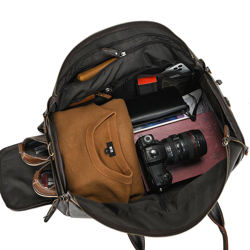 Vintage Leather Duffle