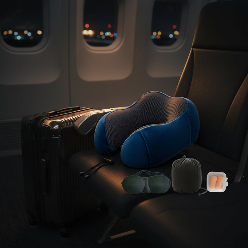 Memory Foam Travel Pillow