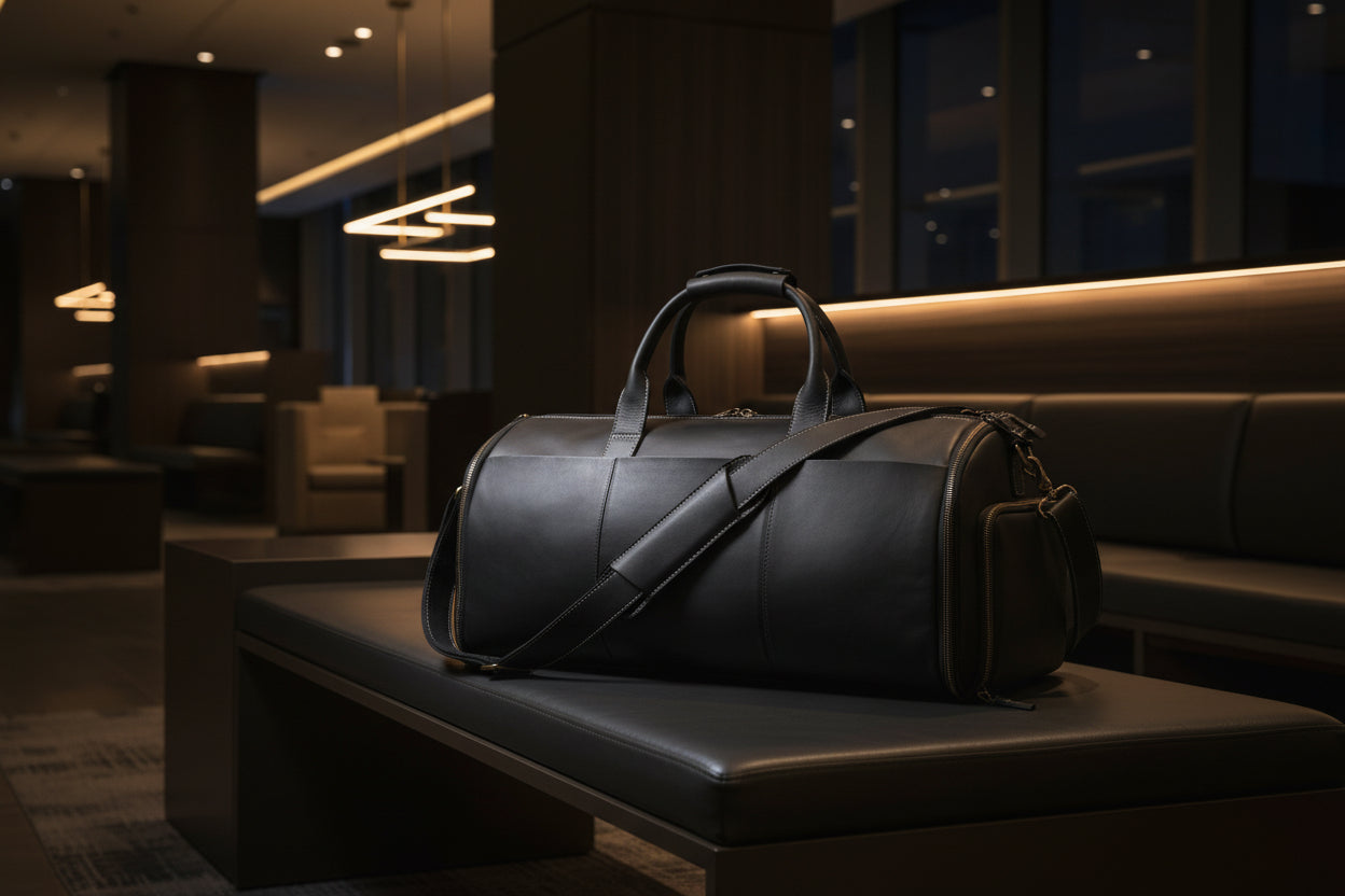 Vintage Leather Duffle